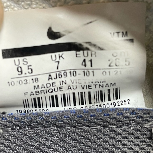 Nike Air VaporMax Flyknit 3 Pure Platinum White - Picture 11 of 11